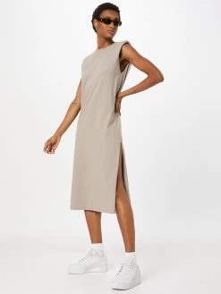 RIVER ISLAND Midi Jurken Jurk ELLA Dames Taupe -Jurk Stijl Verkoop eda45ba7fd5bc9176df35937320f9cb0