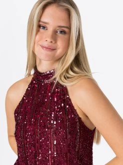 Lipsy Cocktailjurken Cocktailjurk OXBLOOD SEQ HLT SWIN Dames Bloedrood -Jurk Stijl Verkoop f6747a058efadd3517e8e56614383ae4