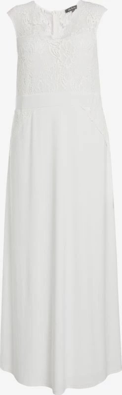 Ulla Popken Avondjurken Avondjurk Dames Wit