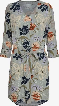 Fransa Blousejurken Blousejurk Dames Grijs