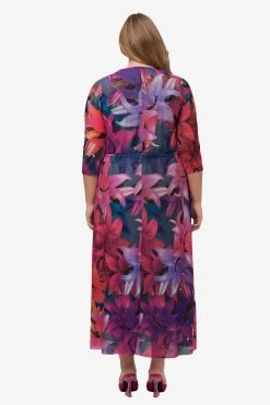 Ulla Popken Avondjurken Avondjurk Dames Magenta -Jurk Stijl Verkoop fe3ce6391a91dc7f69bbd9fc00040351